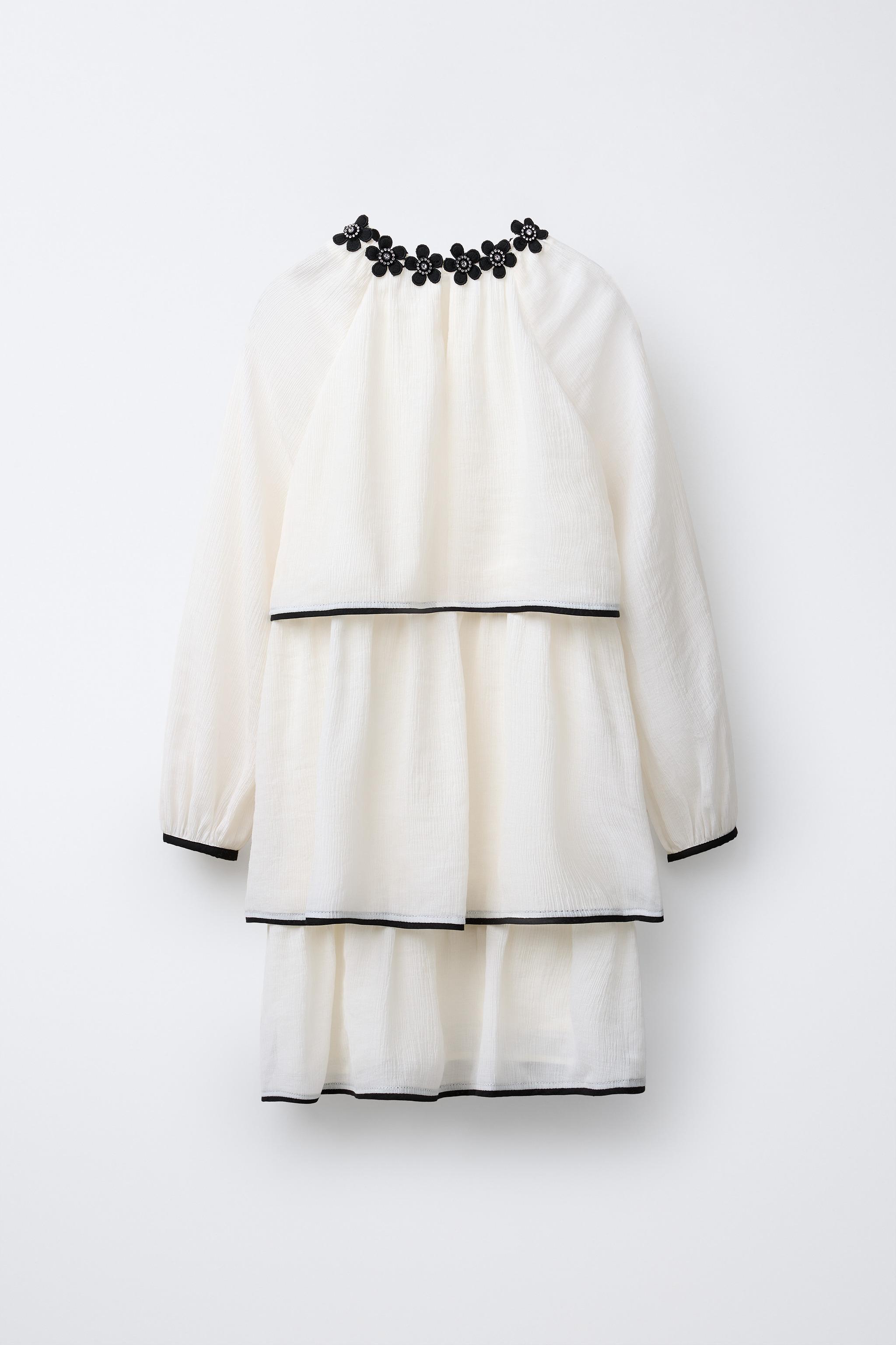 FLOWY JEWEL FLOWER DRESS